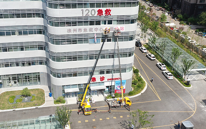 酷暑施工不 “烤” 验：太阳集团tyc9728 C系列GKS28 成施工 “及时雨”